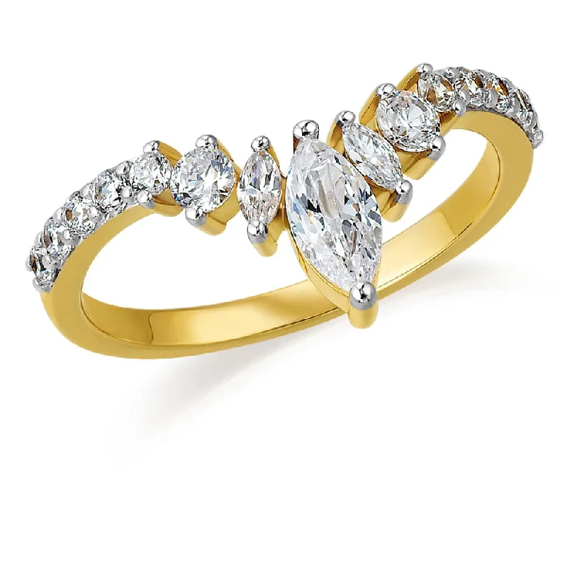 Fine Jewelry, Limited-Time Offers Available Fancy Marquise Eternity Ring