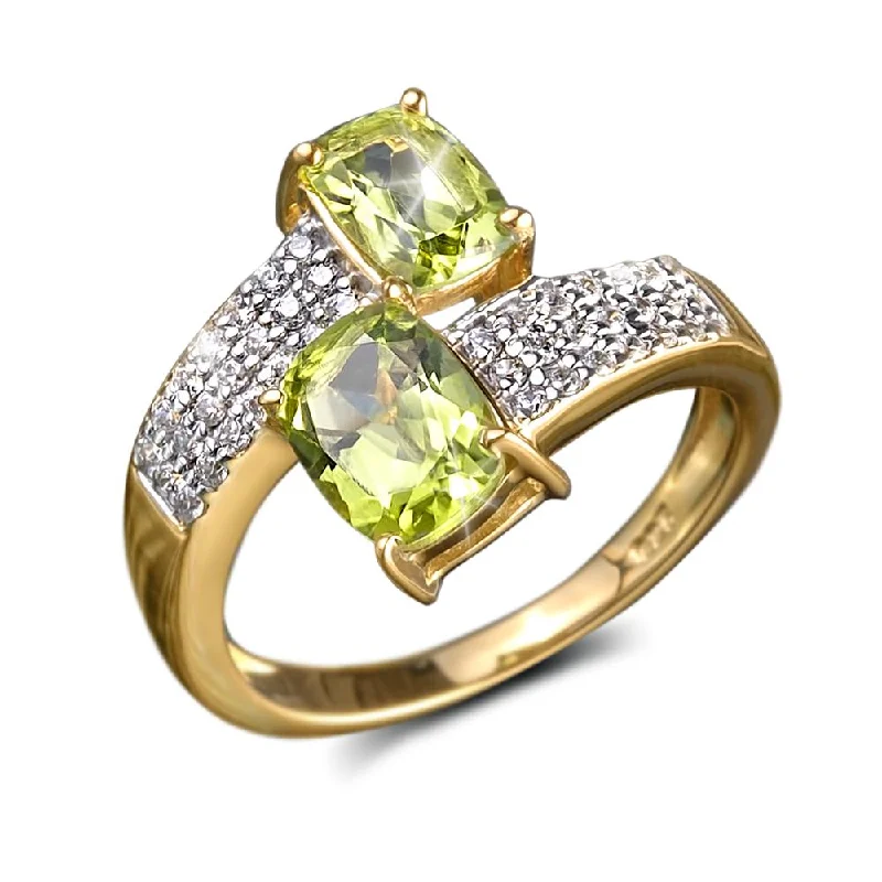 Buy More, Save More On Stunning Jewelry Designs Peridot Hug Ring