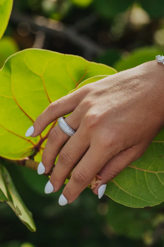 Sparkle On A Budget – Fine Jewelry For Less Waterfalls .925 Sterling Silver Crystal Ring