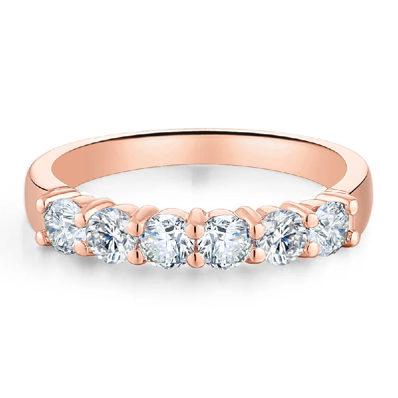 Holiday Jewelry Sale – Perfect Gifts At The Best Prices Wedding or eternity band with 0.84 carats* of diamond simulants in 14 carat rose gold Holiday Jewelry Sale – Perfect Gifts At The Best Prices Wedding or eternity band with 0.84 carats* of diamond simulants in 14 carat rose gold