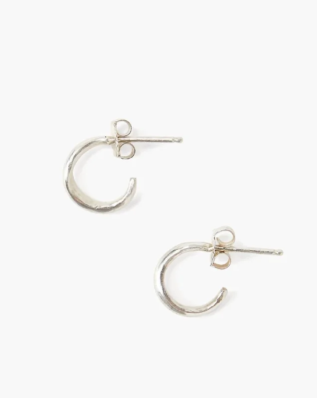 Big Discounts On Elegant Jewelry Collections Women's Huggies Earrings In Silver