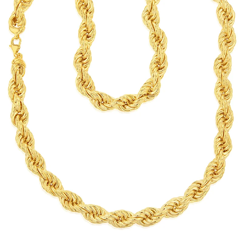 Shop Stylish Jewelry Now And Save Big 9ct Yellow Gold Silverfilled 200 Gauge 60cm Chain