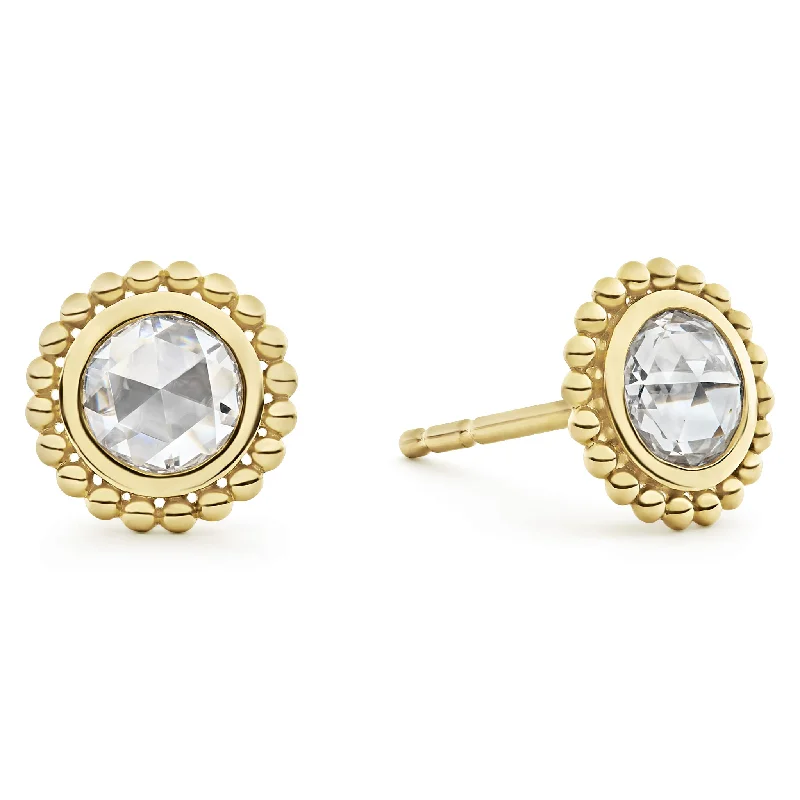 Exclusive Jewelry Sale – Grab Timeless Pieces Now Covet Large Rose Cut Diamond Stud Earrings