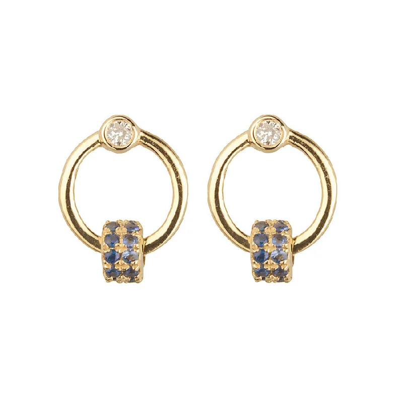 Shop Dazzling Jewelry With Special Promotional Discounts Blue Sapphire Fairy Dust Small Stud Earrings