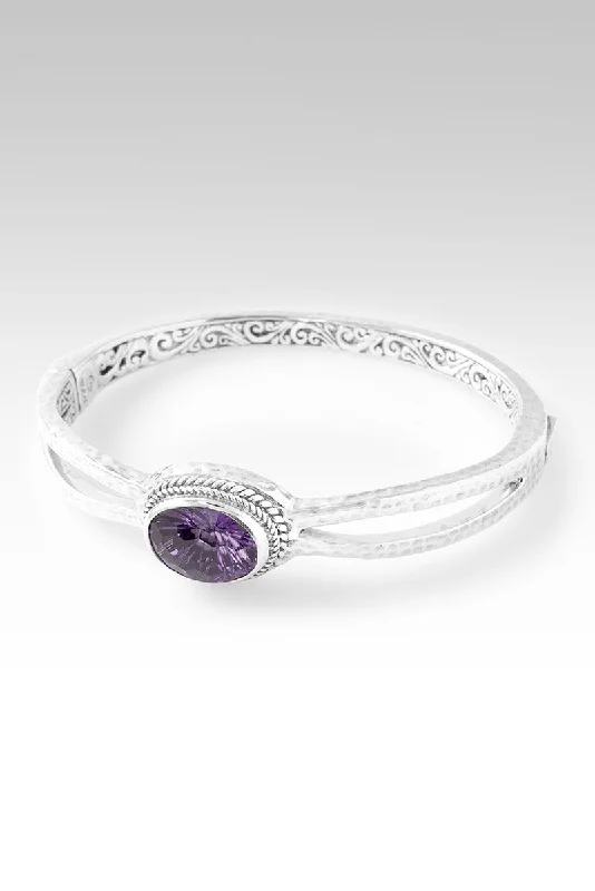 Limited-Time Jewelry Sale – Don't Miss Out On Dazzling Discounts Seek Wisdom Bangle™ in Amethyst