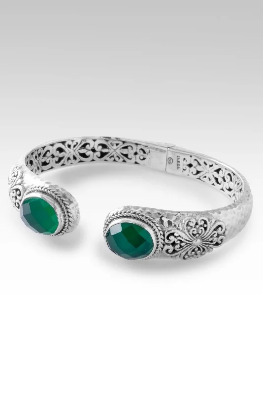 Seasonal Jewelry Deals – Elevate Your Style Sweet to the Soul Tip-to-Tip Bracelet™ in Green Onyx