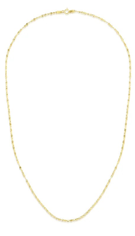 Personalized Jewelry Sale – Meaningful Gifts At Great Prices 14K Gold 1.7mm Sparkle Valentino Chain