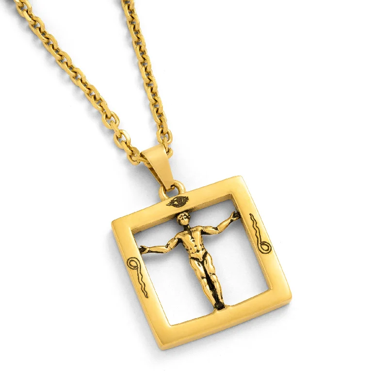 Shop Signature Jewelry Styles At Exclusive Prices Agrippa’s Square Pendant (Gold)