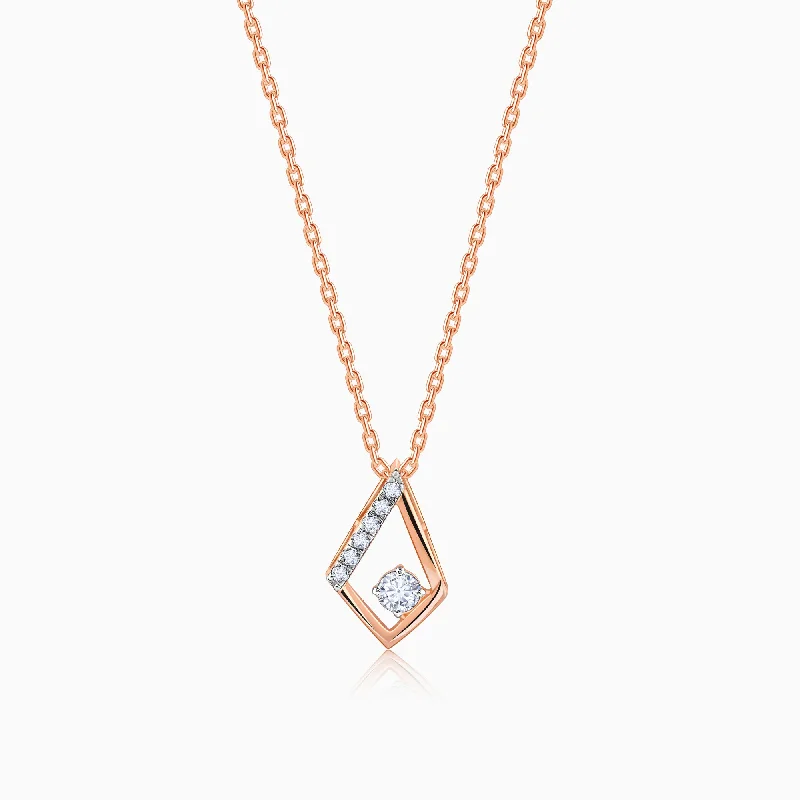 Buy More, Save More On Stunning Jewelry Designs Rose Gold Dawn Diamond Pendant