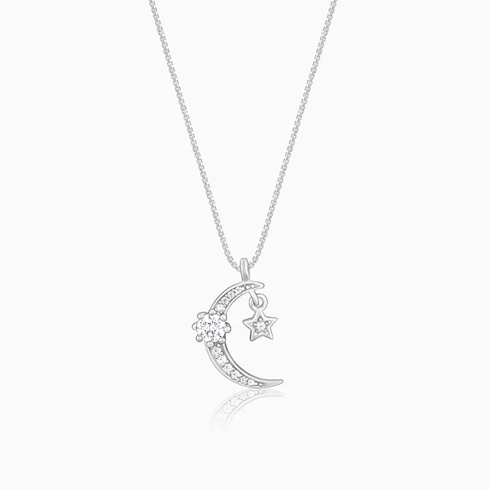 Stunning Jewelry At A Fraction Of The Price Silver Selene Pendant With Link Chain
