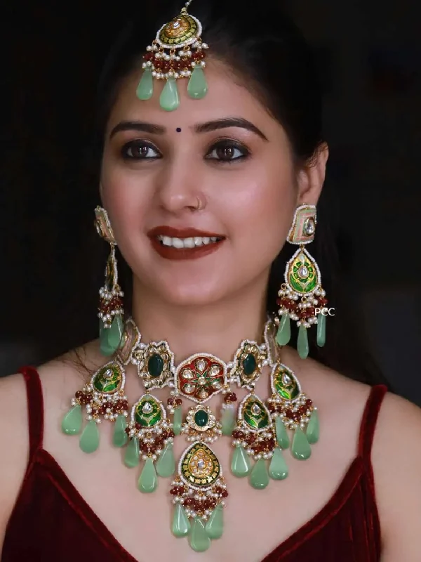 Shop Stylish Jewelry Now And Save Big Vintage Glamour Choker Necklace With Earring Sets